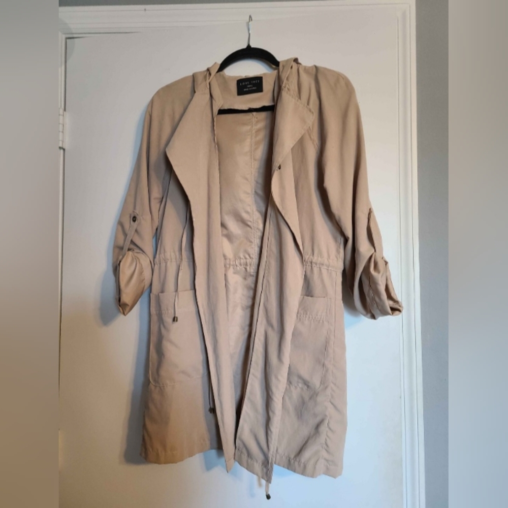 Love Tree Jacket Size Small Chico/Beige Colored